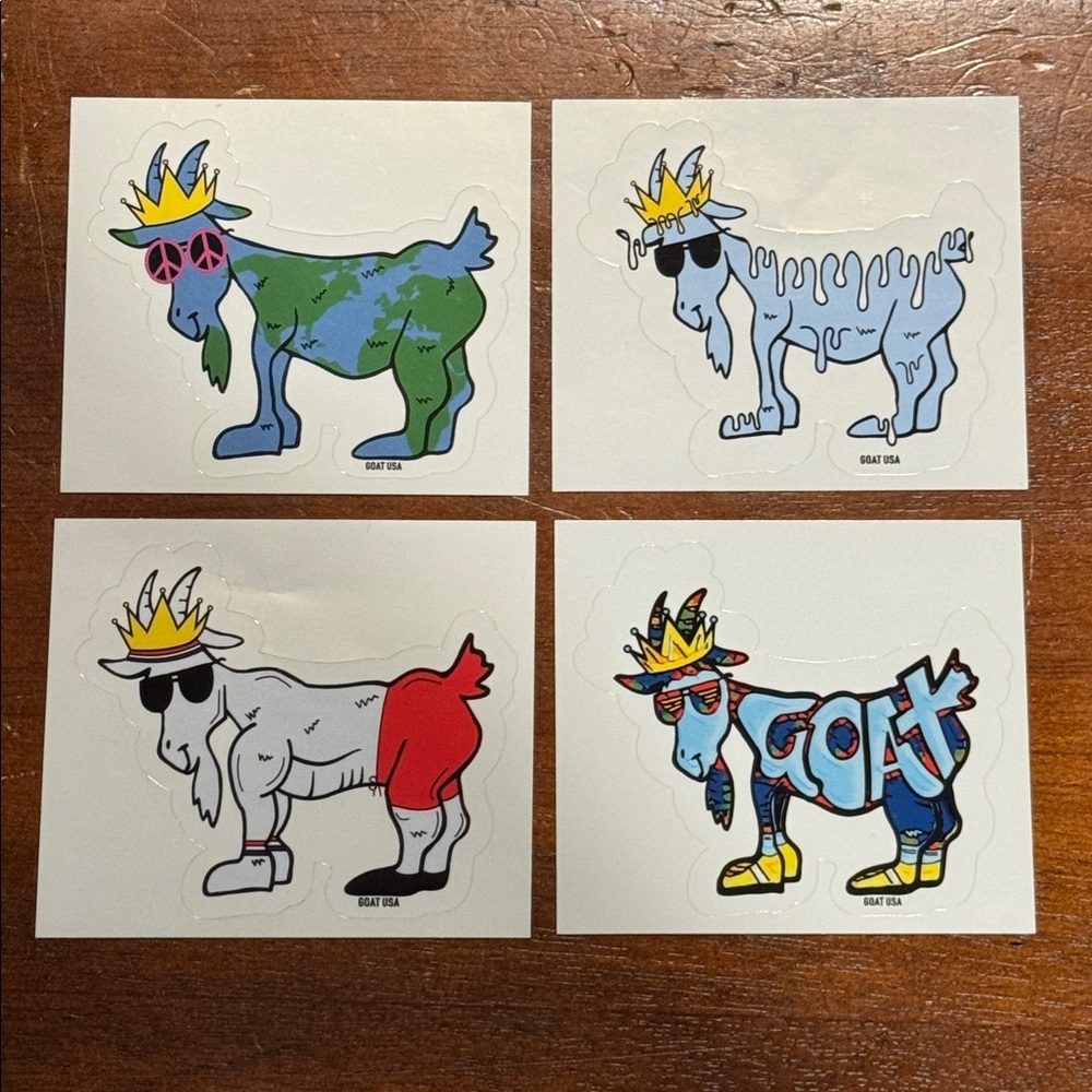 GOAT January 2023 Online Order Stickers